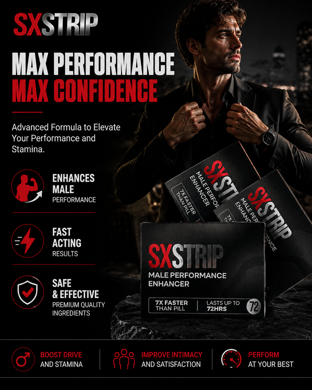 SXSTRIP oral strip lifestyle product image
